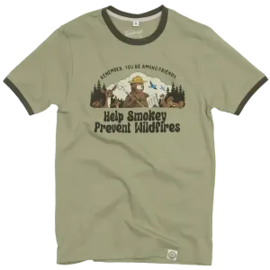 The Landmark Project Smokey Among Friends Ringer Tee