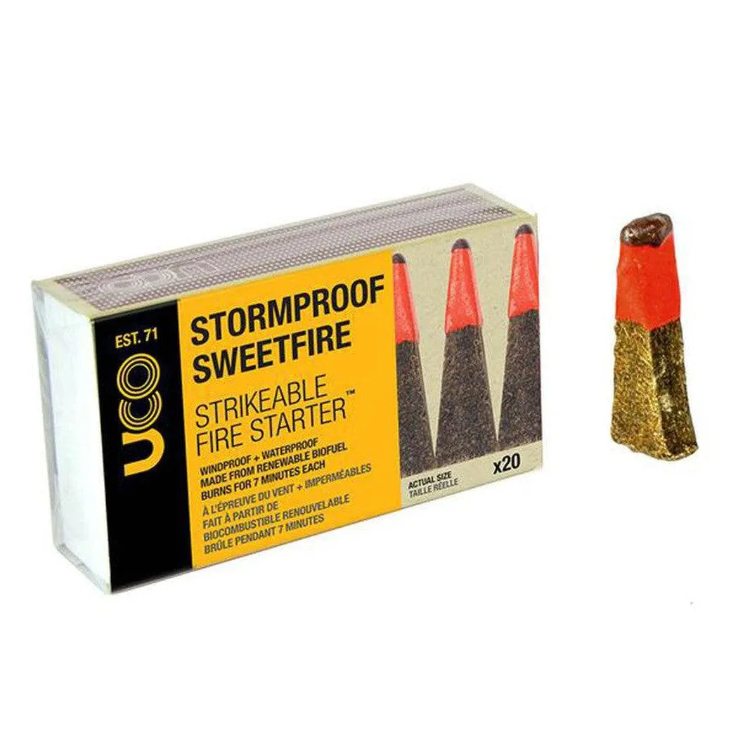 UCO Stormproof Sweetfire Firestarter - 20 Pack