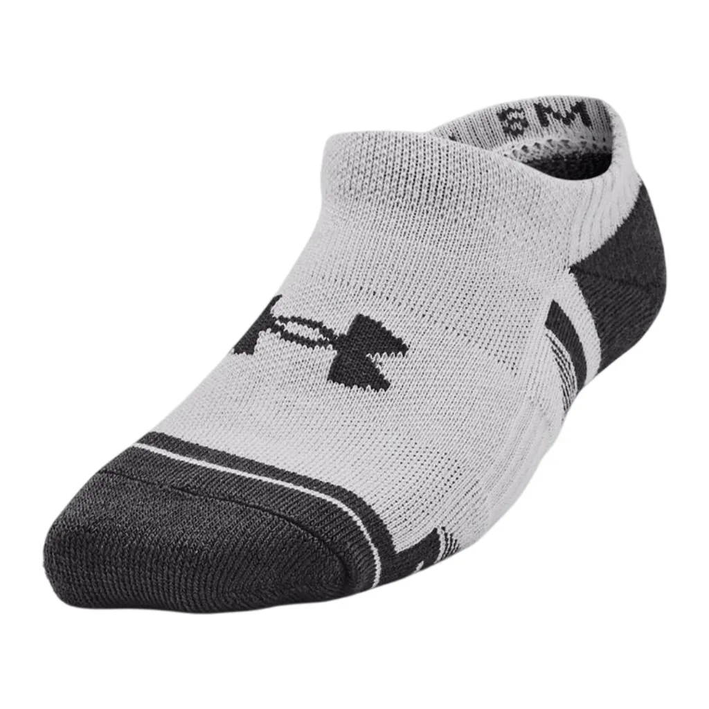 Under Armour Performance Tech 3 Pack No Show Socks Junior