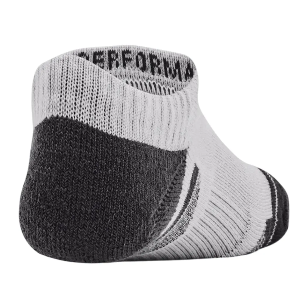 Under Armour Performance Tech 3 Pack No Show Socks Junior