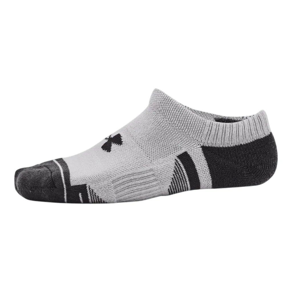 Under Armour Performance Tech 3 Pack No Show Socks Junior