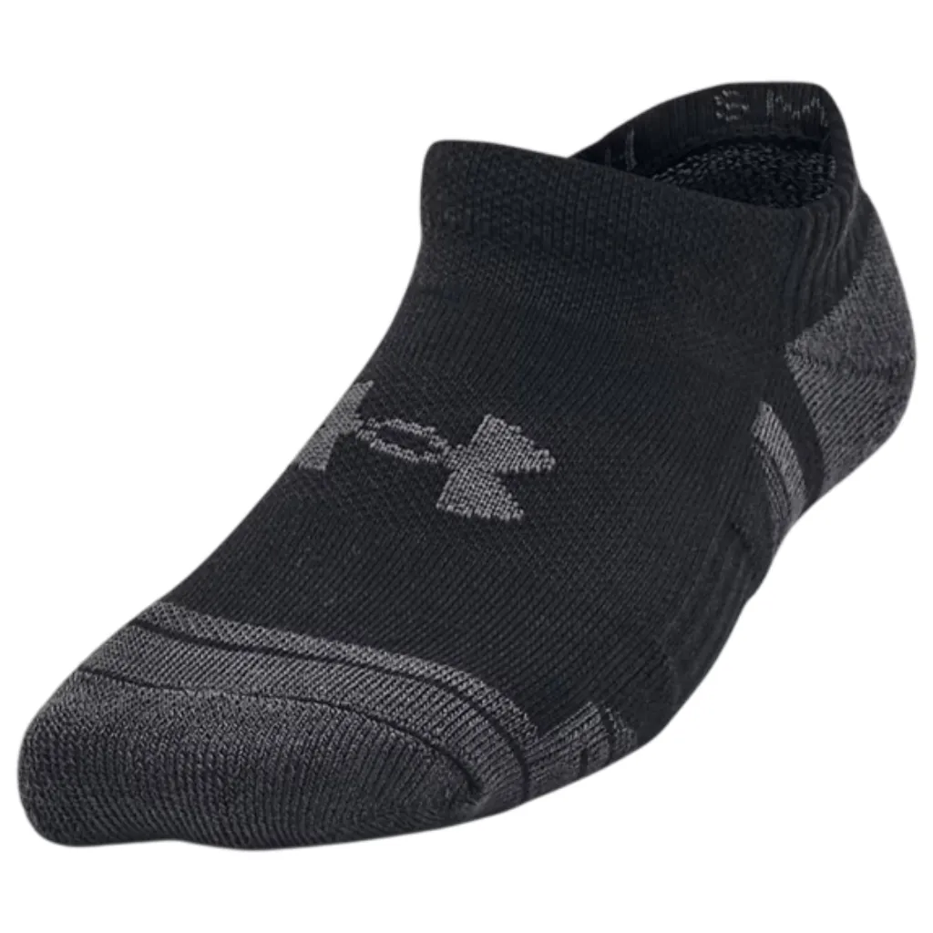 Under Armour Performance Tech 3 Pack No Show Socks Junior