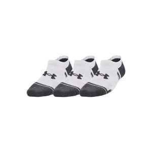 Under Armour Performance Tech 3 Pack No Show Socks Junior