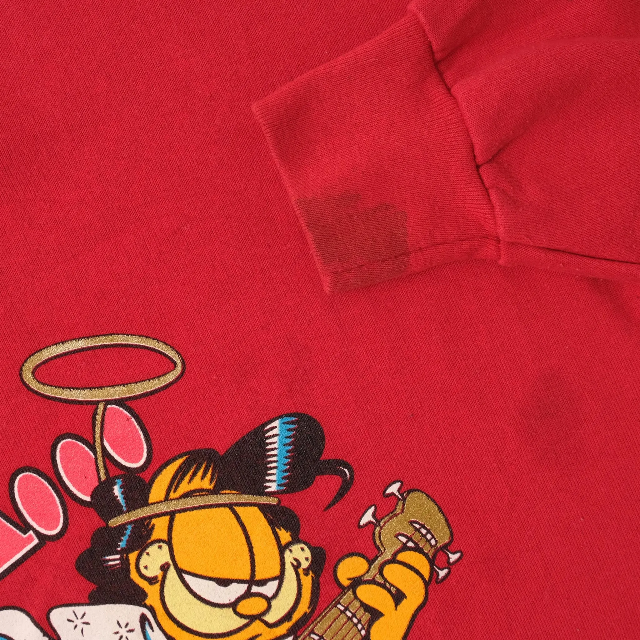 Vintage Garfield Christmas Sweater Large