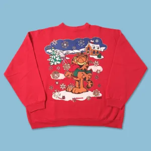 Vintage Garfield Winter Sweater XXLarge
