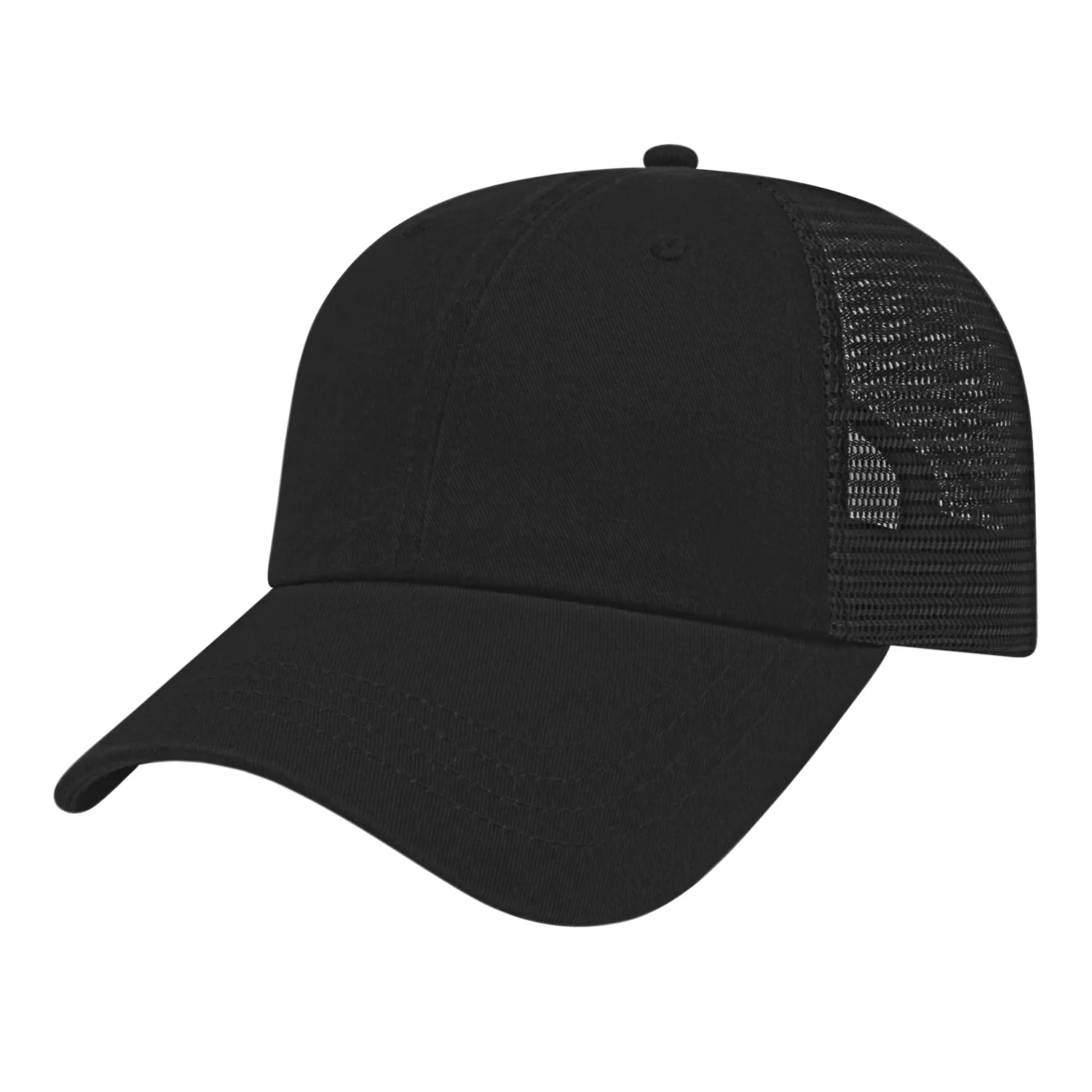 Washed Chino Twill Mesh Back Value Cap
